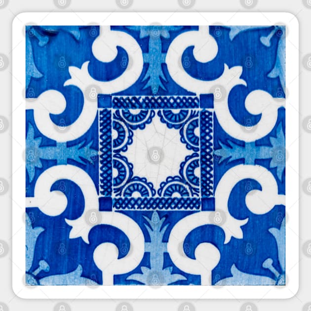 Traditional Portuguese glazed tiles Sticker by homydesign